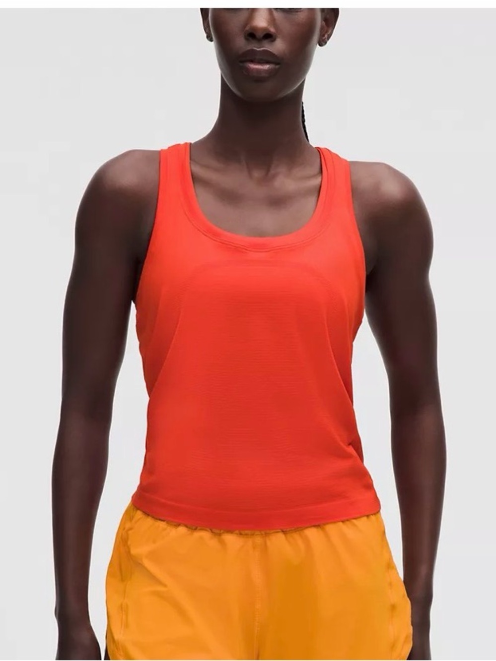 Lululemon Swiftly Tech RazorBack Tank 2.0 Race Size 20 Cherry Ember
